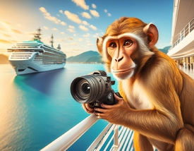 Tierisch guter Fotograf auf einem Kreuzfahrtschiff/12823379